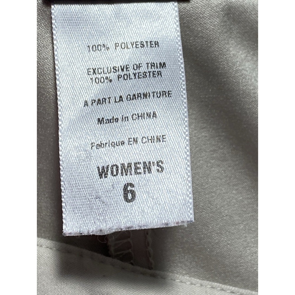 Patagonia Skirt womens 6 Beige Side Zip Slits‎ Hiking Outdoors - Picture 8 of 9